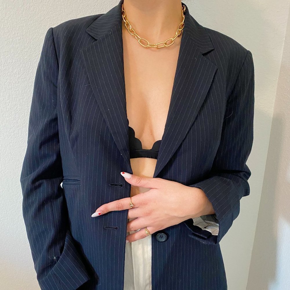 The Limited dark blue blazer